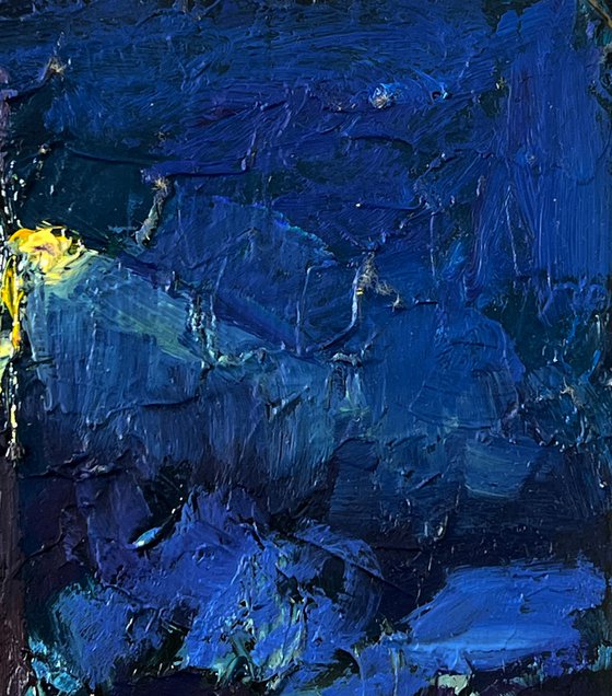 Winter Night in the Village