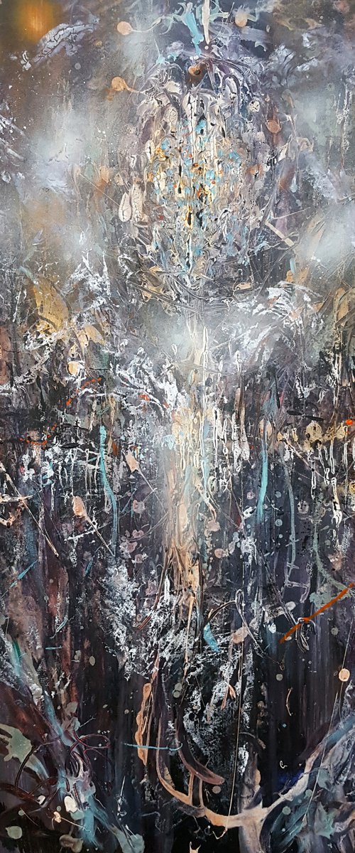 Eclectic Enigmatic Shape Incandescent Angel By KLOSKA by Kloska Ovidiu