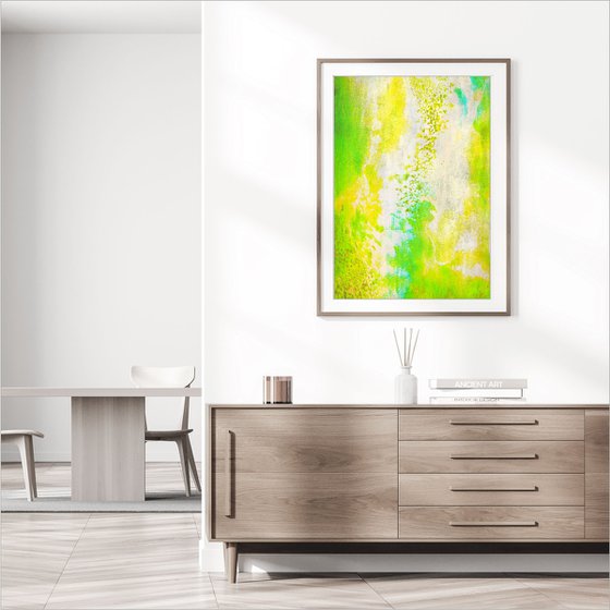 Large Colourful Abstract - Spring Fresh