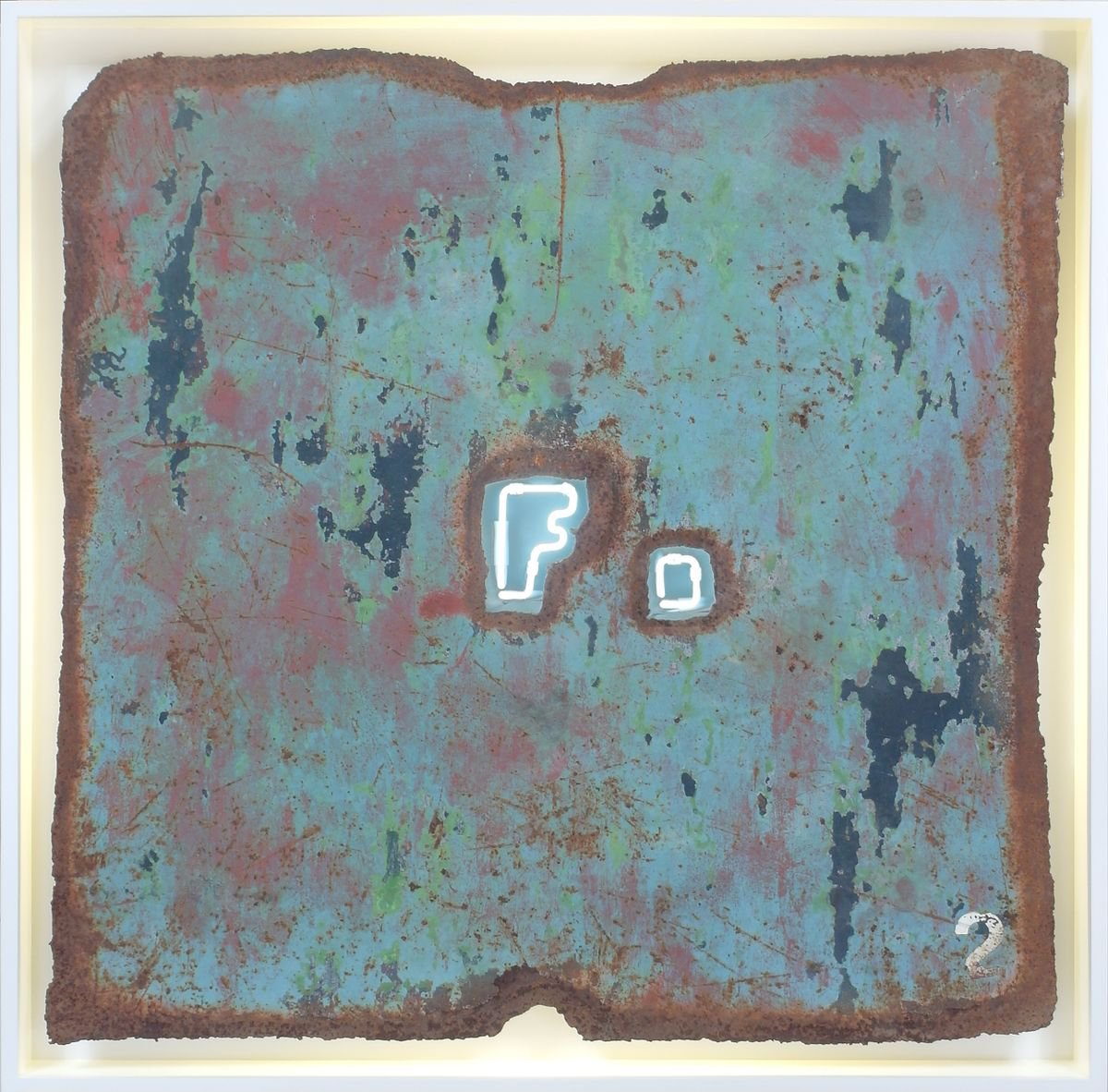 Urban And Pop Abstract Sculpture By Dangerous Minds Artists, 50 X 50, Strangely Enlightening, Original Artwork