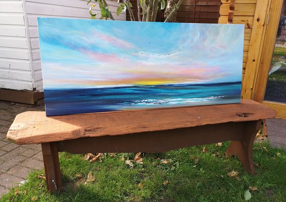 Gentle Skies - seascape, stunning, panoramic