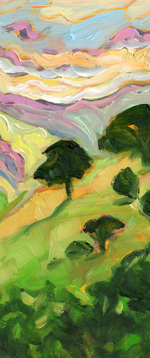 Peak District Valley by Mary Kemp