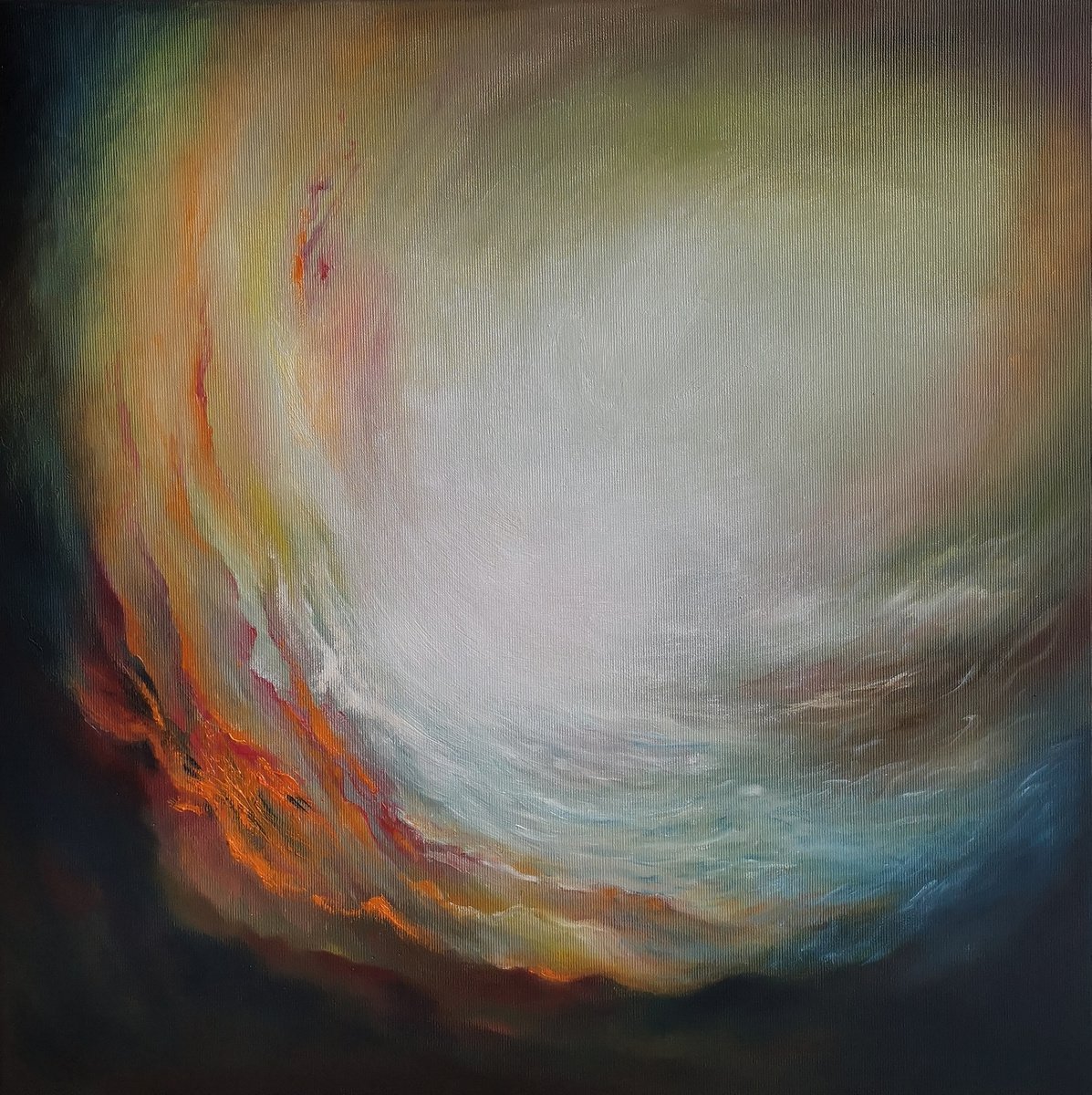 Storm By Elena Mosurak, 20 X 20, Artwork For Sale On Artfinder