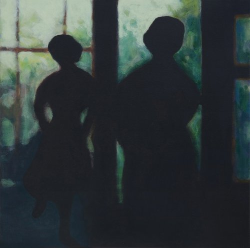 Two Figures by Hugo Lines