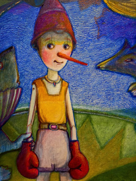 THE WINNER, PINOCCHIO - ( 30 x 25 cm )