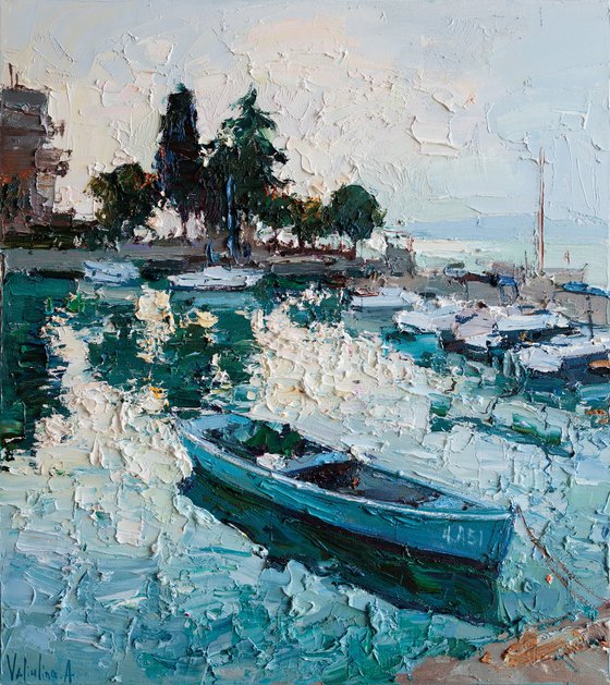 Boats on Lake Garda