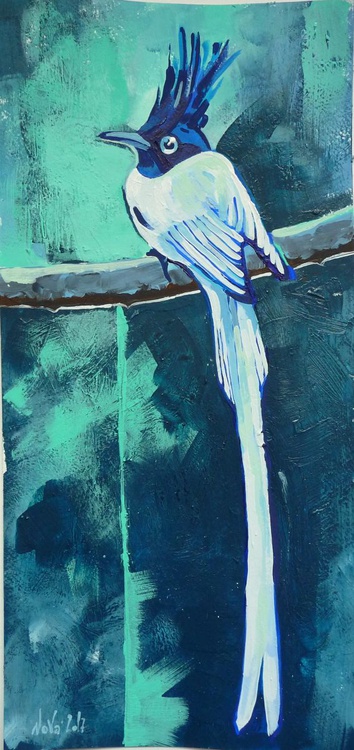 Paradise Bird I Acrylic Painting By Jelena Nova Artfinder