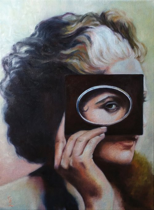 Story of a vintage woman "Hide or Reveal" by Veronica Ciccarese