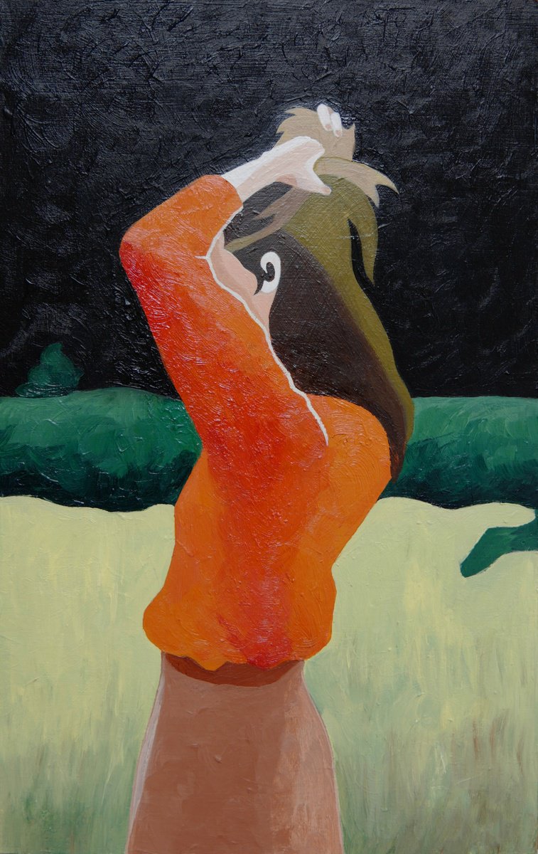 Young Park | Original Acrylic Painting | Facing The Autumn Breeze | 21 X 33Cm | Artwork For Sale On Artfinder