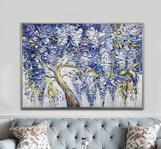 Blue Wisteria Tree