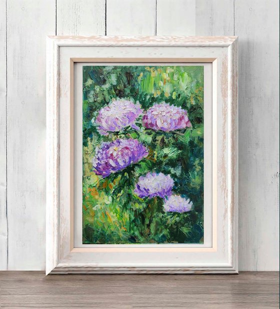 Autumn Asters Painting