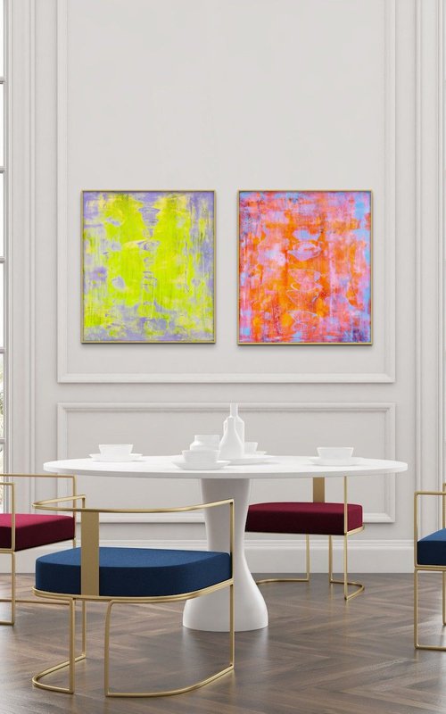 Diptych - Only Dreamers 1 by Elide Pizzini