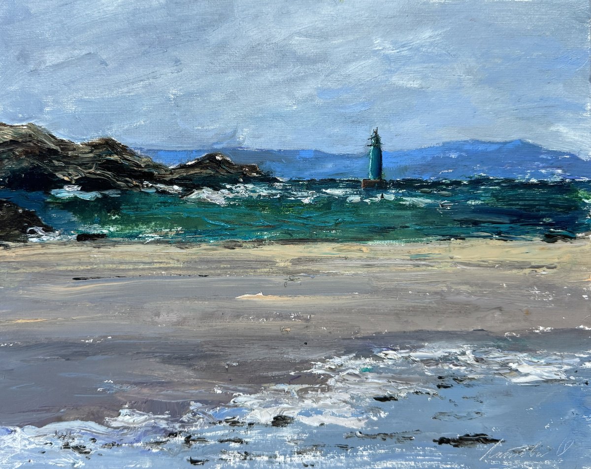 The Lighthouse Of Memories By Olha Laptieva, 12 X 10, Artwork For Sale On Artfinder