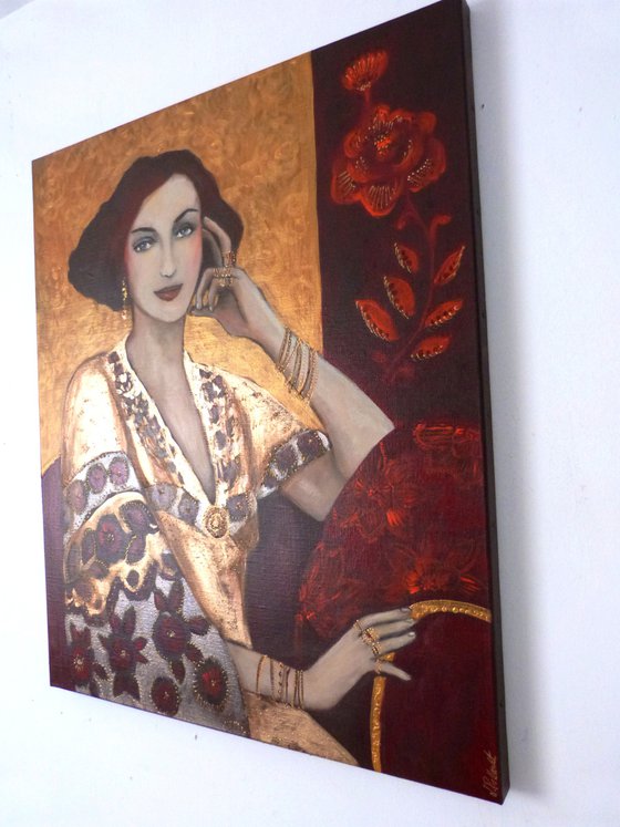 Agathe's boudoir 46 x 55 cm