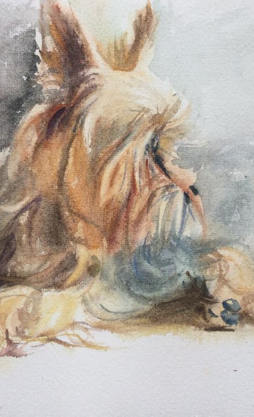 Yorkshire Terrier by Irina Bibik-Chkolian