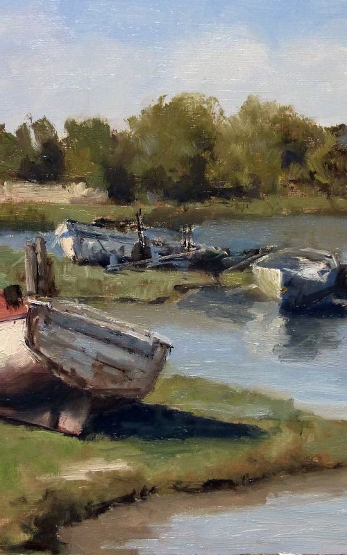Boats in Finistère by Pascal Giroud