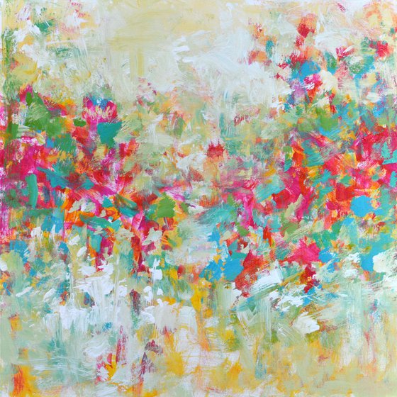 Sunshine Blooms 24x24 inches