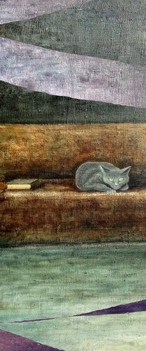 Cat On The Couch by Volker Mayr