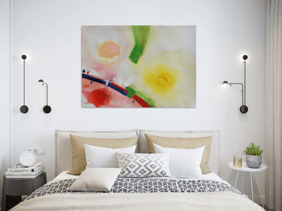 Summer Landscape in My Room ~104x75cm/41x29.5in
