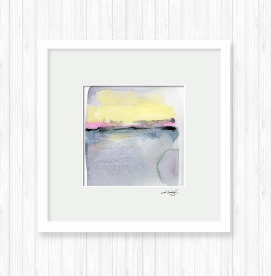 Tranquil Dreams 5 - Abstract Landscape/Seascape Painting by Kathy Morton Stanion