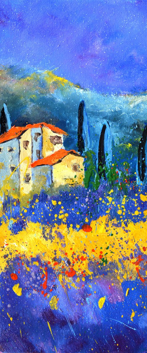Summer landscape in Provence by Pol Henry Ledent