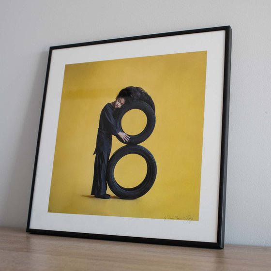 Synesthetic Letters - B (Framed)