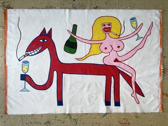 Woman and Horse