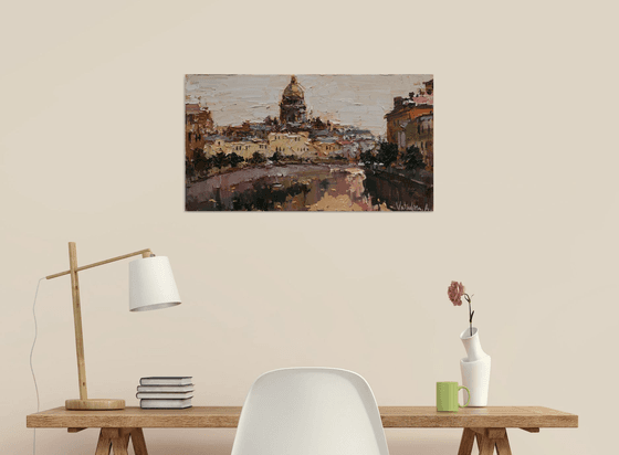 Saint Petersburg - Original cityscape painting