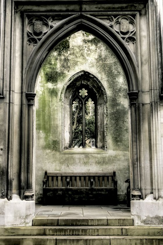 Church window : Take a seat  (Limited edition  1/20) 8X12