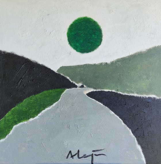 Moondance (pop impressionist landscape)