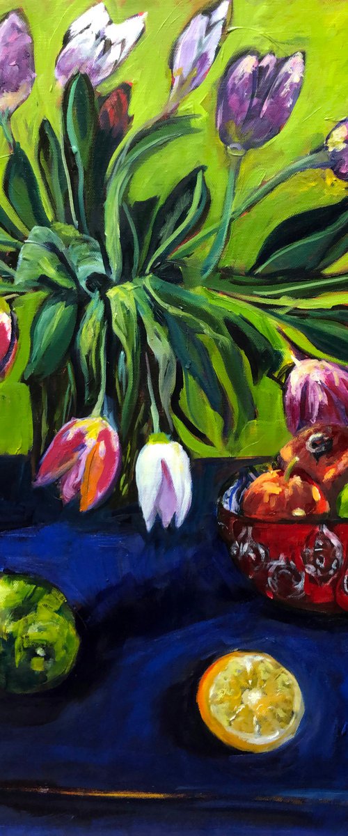 FRUIT AND FLOWERS by Maureen Finck