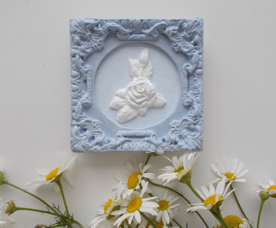 "Tender heart, rose and owl"