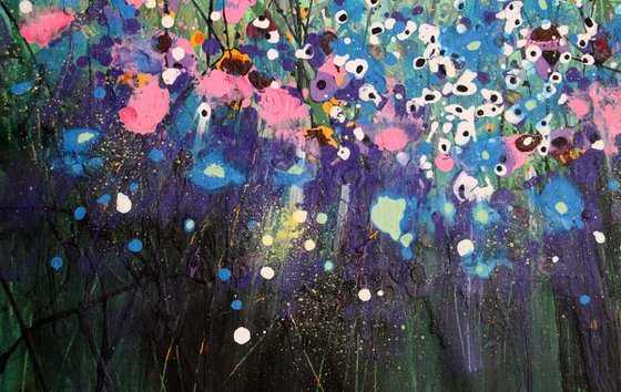 Bohemian - Original abstract floral landscape