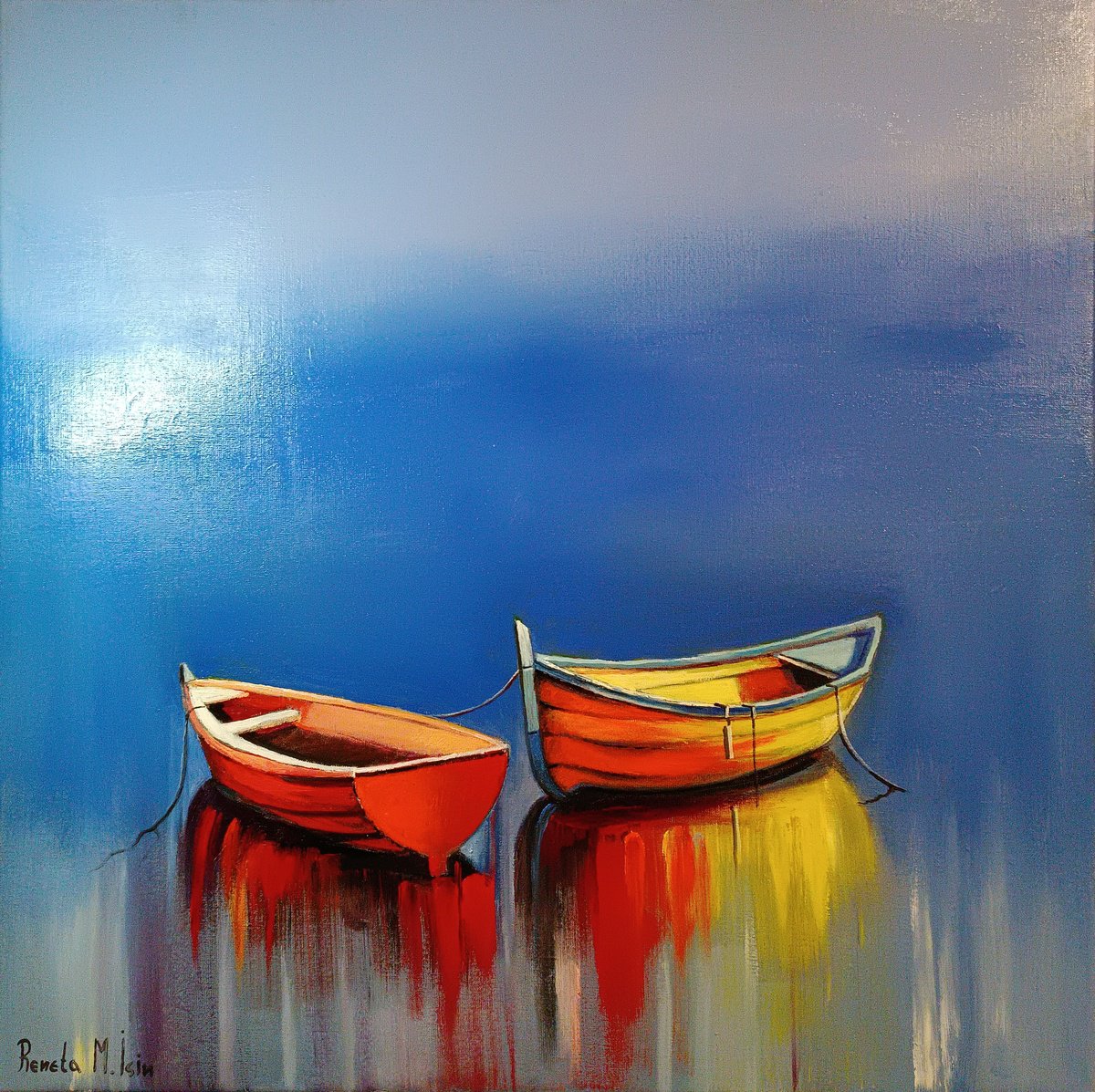 Shared Silence - Boats by Reneta Isin