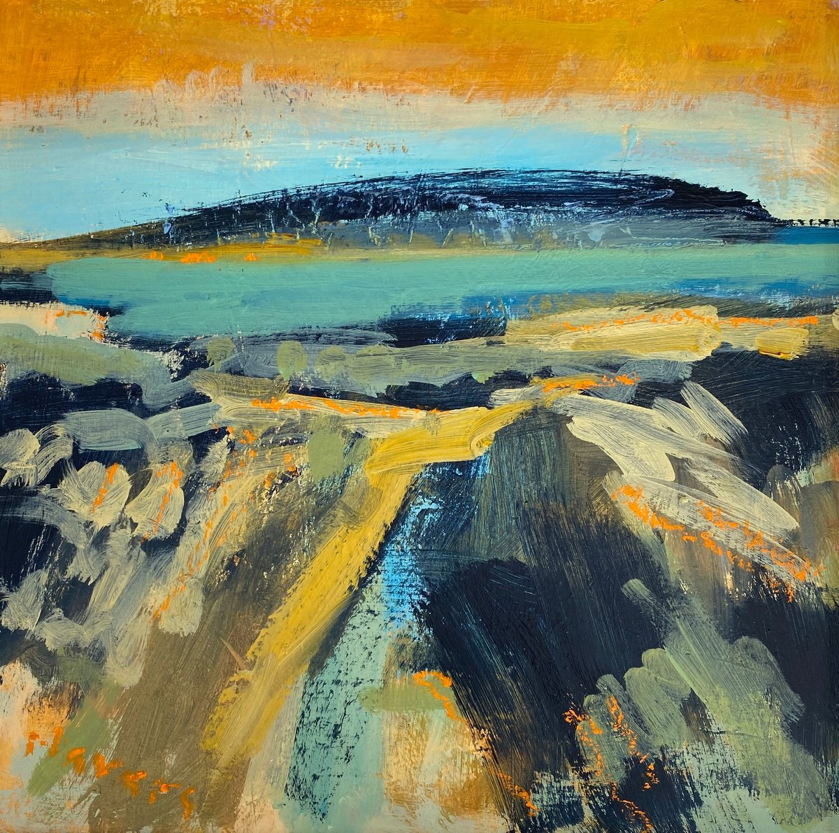  Rocky Scramble By Chrissie Havers, 12 X 12, Artwork For Sale On Artfinder