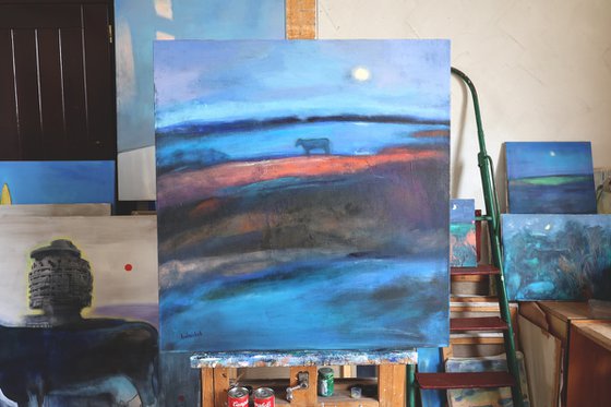 Twilight time and Moonrise