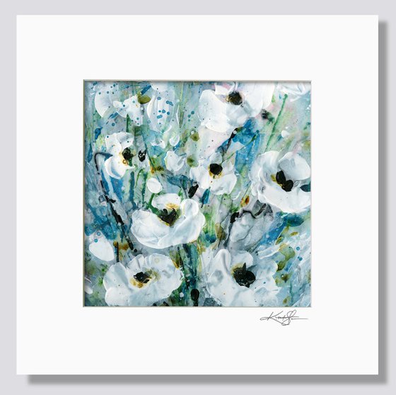 Blooming Wishes 9 - Flower Painting by Kathy Morton Stanion