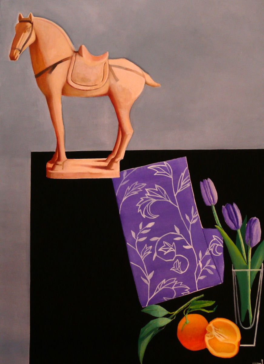 Still-Life With Tang-Dynasty Horse by Paul Rossi