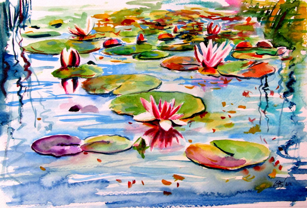 Water lily by Kovacs Anna Brigitta