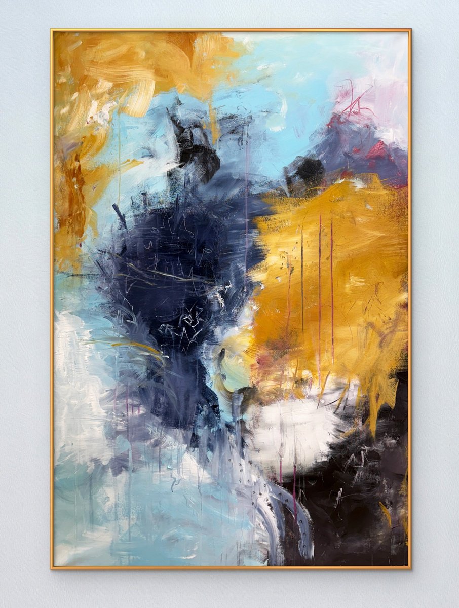 Echoes Of The Sky By Theodor Anghel, 40 X 60, Artwork For Sale On Artfinder
