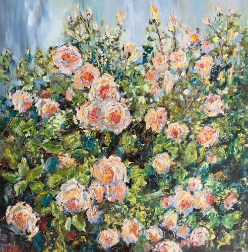 Garden Roses by Diana Malivani