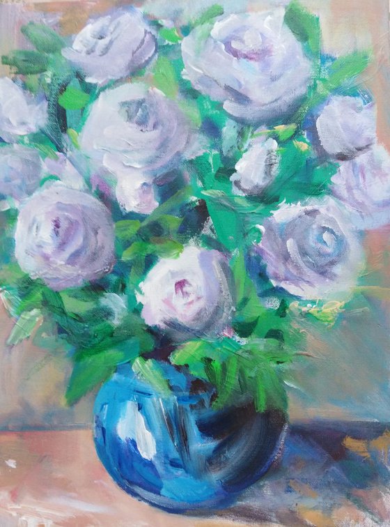 Lilac roses