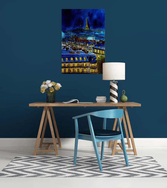 Evening Paris Cityscape Limited Edition