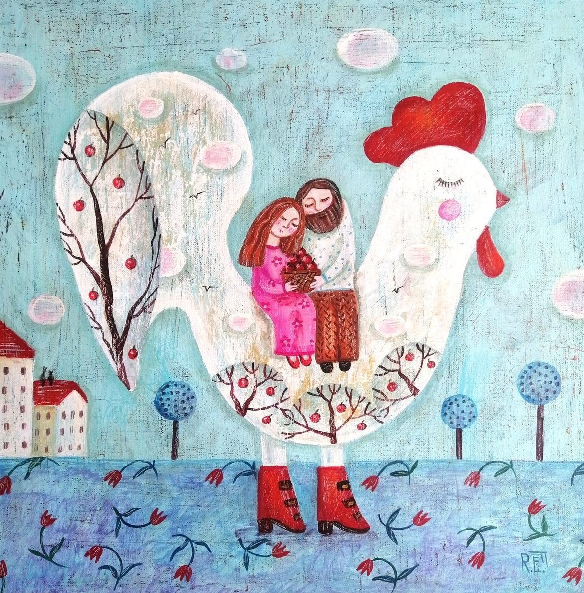 Family happiness by Elena Razina