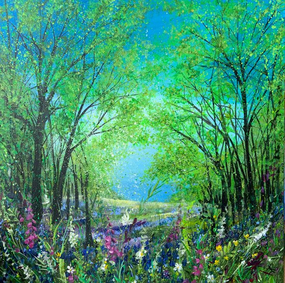 Spring Bluebells and Wild Flora