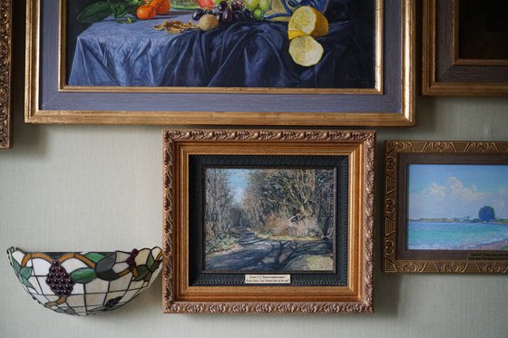 The dug-up road slumbers