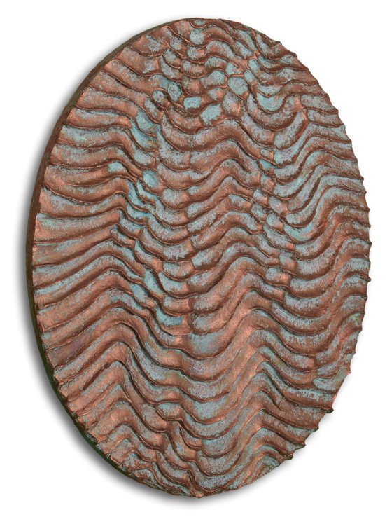 Round Erosion  2 | Copper Patina