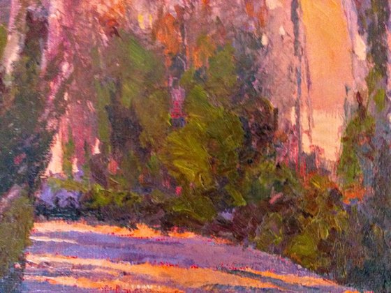 In The Sweetness Of Morning Light landscape oil painting