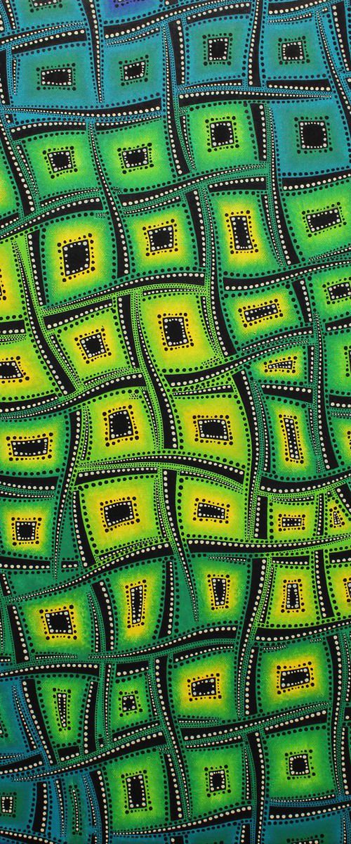 Movements of verdant colors by Jonathan Pradillon