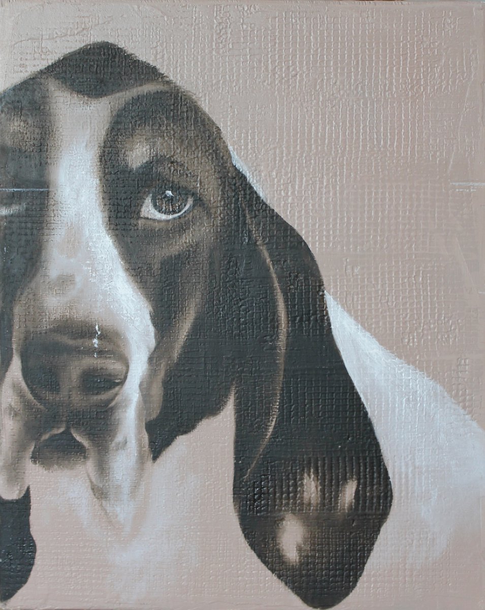 Animal Oil Painting By Nicoletta Bagatti, 12 X 16", Nobile, Original Artwork